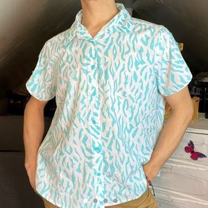 American sweetheart short sleeve buttonup